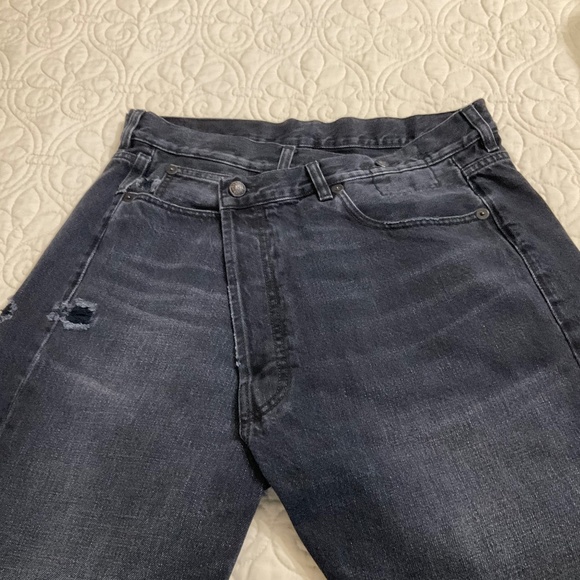 R13 Crossover Knee Length Women Shorts in Black - Picture 6 of 6